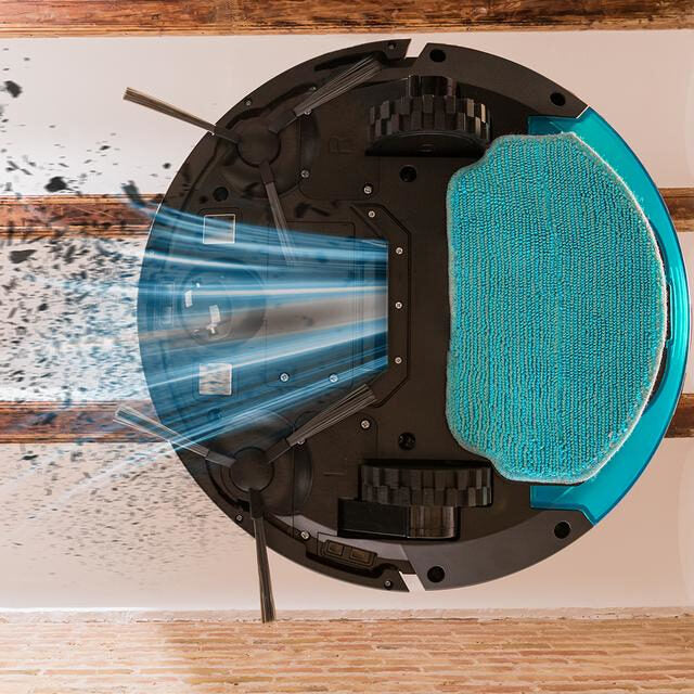 Cecotec A01_EU01_114725 aspirapolvere robot Senza sacchetto Nero