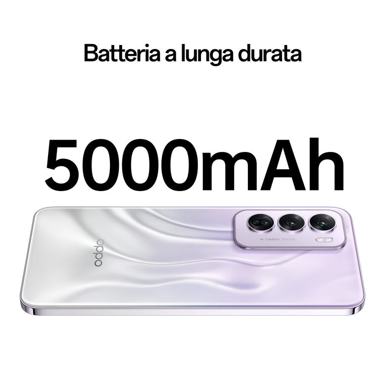 OPPO Reno12 Pro 5G AI Smartphone, Tripla fotocamera 50+50+8MP, Selfie 50MP, Display 6.7” 120HZ AMOLED FHD+, 5000mAh, RAM 12GB(Esp4GB/8GB/12GB)+ROM 512GB, [Versione Italia], Nebula Silver