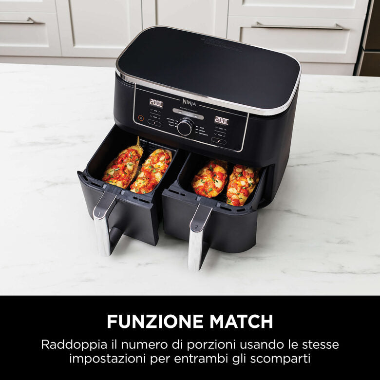 Ninja Friggitrice ad aria Dual Zone MAX da 9,5 L AF400EU