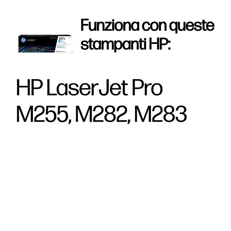 HP Cartuccia toner ciano originale LaserJet 207A