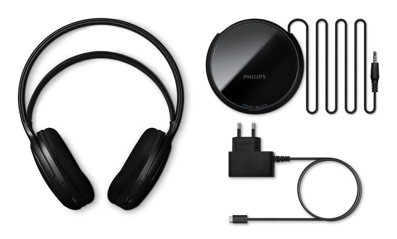 Philips SHC5200M2/12 cuffia e auricolare Wireless A Padiglione TV USB tipo-C Nero