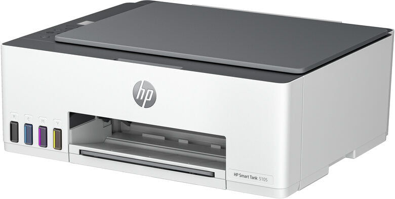 HP Smart Tank Stampante multifunzione 5105, Colore, Stampante per Abitazioni e piccoli uffici, Stampa, copia, scansione, wireless, Serbatoio stampante (tank) per grandi volumi di documenti,