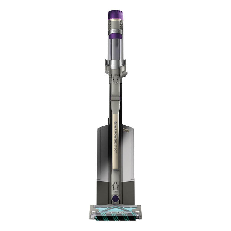 Shark IP3251EUT scopa elettrica Aspirapolvere a bastone 2 in 1 Batteria Secco Ciclonico Senza sacchetto 0,7 L 380 W Oro, Grigio, Viola