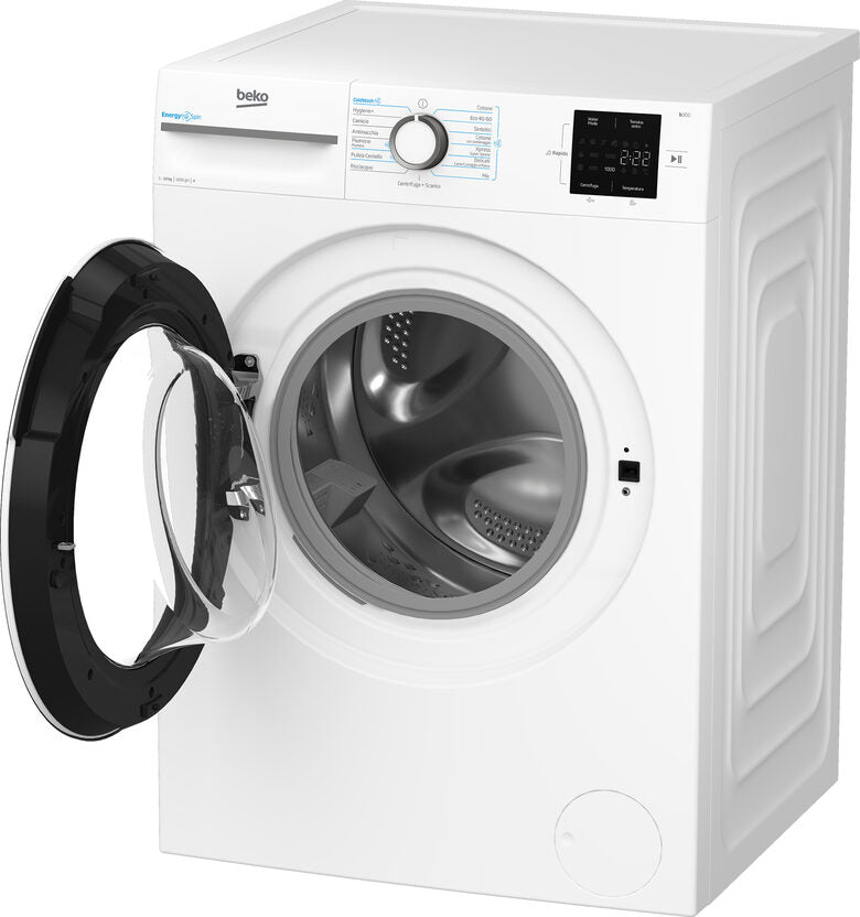 Beko BMWU31021W B300 Lavatrice A Libera Installazione 10 Kg, 1200 Giri, EnergySpin, AutoClean, Classe A, Bianco