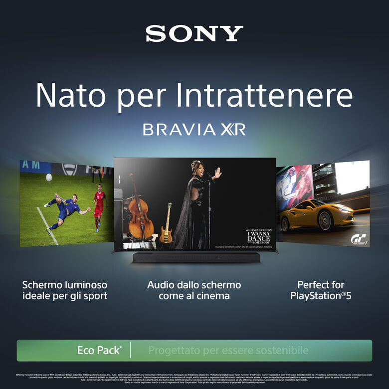Sony XR-65A80L Televisione Smart TV 65 Pollici Oled 4K Ultra Hd Nero
