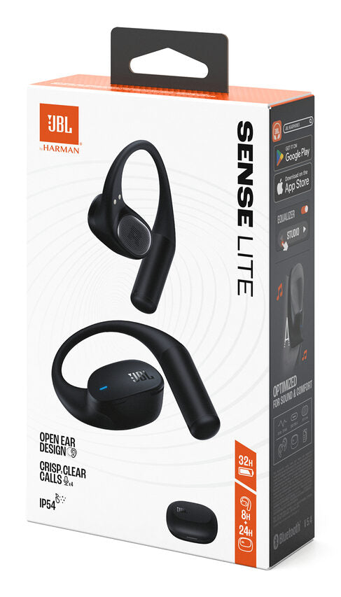 JBL Sense Lite Cuffie Open-Ear True Wireless con Archetto, colore Nero