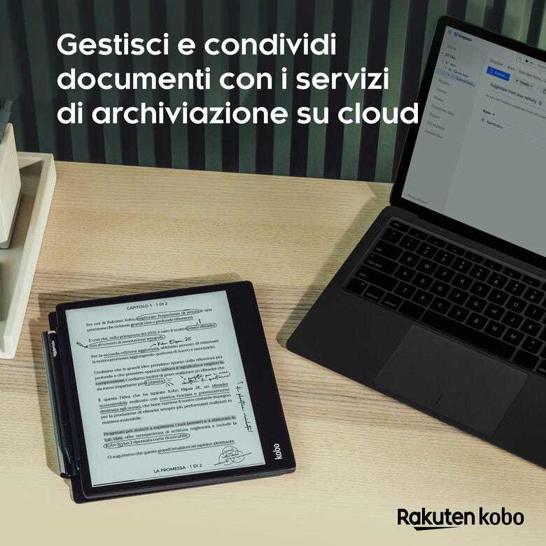 Rakuten Kobo Elipsa 2E lettore e-book reader Touch screen 32 GB Wi-Fi Nero
