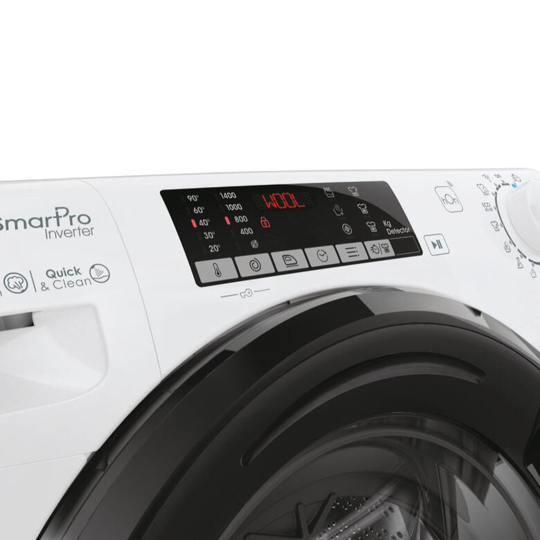 Candy CSO4474TWMB6/1-S Lavatrice A Libera Installazione 7 Kg, 1400 Giri, Smart Pro Inverter, Snap&Wash, Quick&Clean, Classe A, Bianco