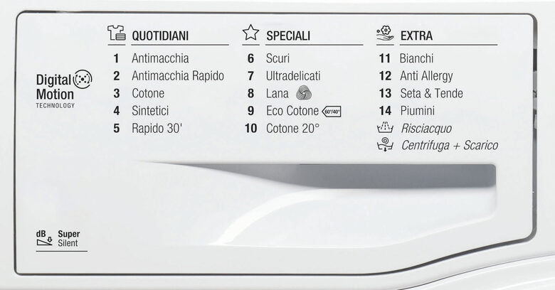 Hotpoint RSSG 723 S IT lavatrice Caricamento frontale 7 kg 1200 Giri/min Bianco