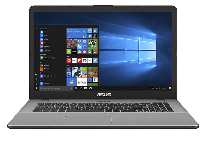 ASUS VivoBook Pro N705UN-GC027T notebook Computer portatile 43,9 cm (17.3") Full HD Intel® Core™ i7 di ottava generazione 16 GB DDR4-SDRAM 1128 GB HDD+SSD NVIDIA® GeForce® MX150 Windows 10 H