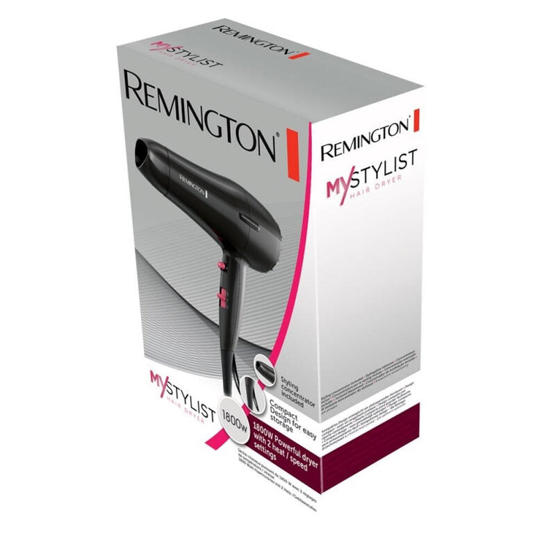 Remington D2121 asciuga capelli 1800 W Nero