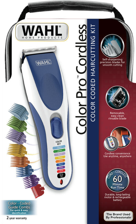 Wahl 09649-016 tagliacapelli Blu, Argento
