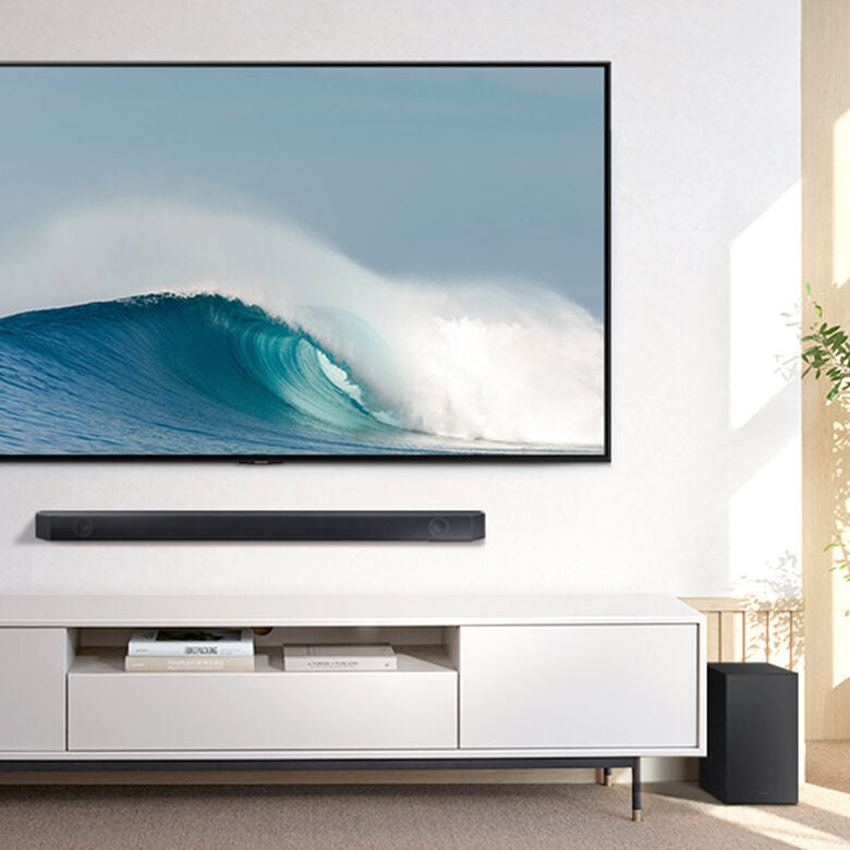 Samsung Soundbar HW-Q600C/ZF Serie Q, 9 speaker, Wireless Dolby Atmos, Audio a 3.1.2 canali, Q-Simphony, Compatibile con Alexa e Google Assistant, Black