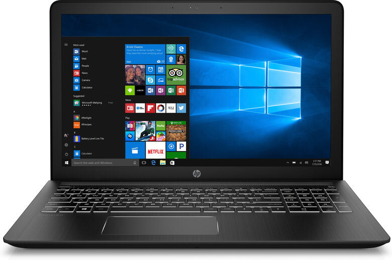 HP Pavilion Power 15-cb028nl Computer portatile 39,6 cm (15.6") Full HD Intel® Core™ i7 di settima generazione 8 GB DDR4-SDRAM 1128 GB HDD+SSD NVIDIA® GeForce® GTX 1050 Windows 10 Home Nero