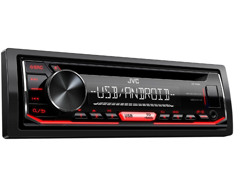JVC KD-R494 Ricevitore multimediale per auto Nero 200 W