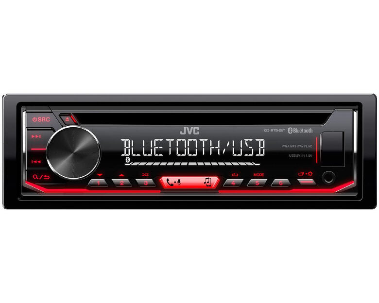 JVC KD-R794BT Ricevitore multimediale per auto Nero 200 W Bluetooth