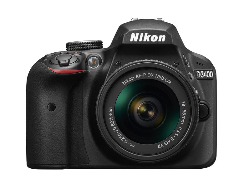 Nikon D3400 DX + 18-55mm Kit fotocamere SLR 24,2 MP CMOS 6000 x 4000 Pixel Nero