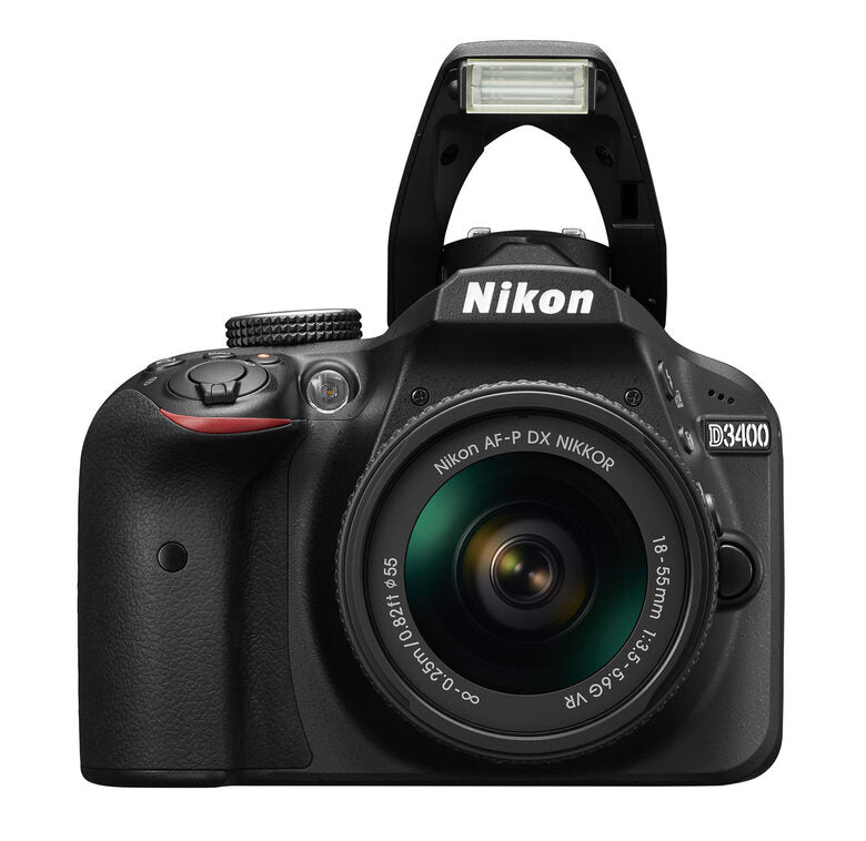 Nikon D3400 DX + 18-55mm Kit fotocamere SLR 24,2 MP CMOS 6000 x 4000 Pixel Nero