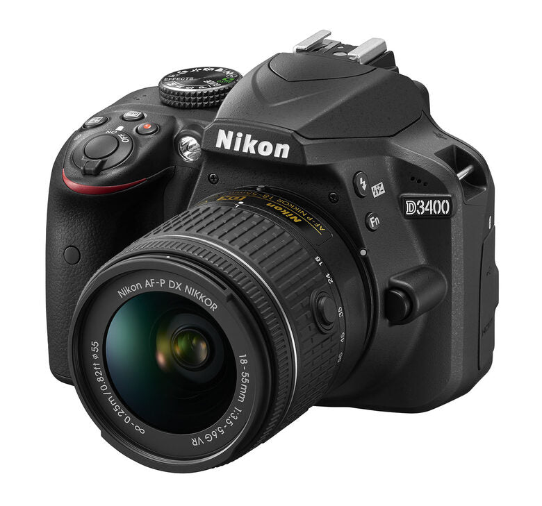 Nikon D3400 DX + 18-55mm Kit fotocamere SLR 24,2 MP CMOS 6000 x 4000 Pixel Nero