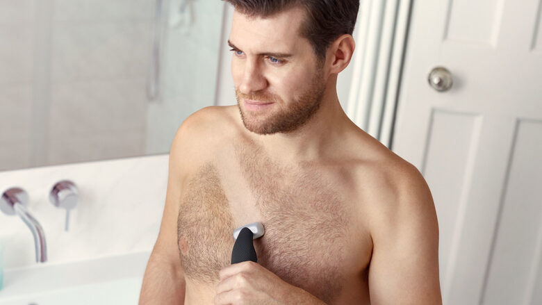Philips BODYGROOM Series 5000 Rasoio delicato Bodygroom utilizzabile sotto la doccia