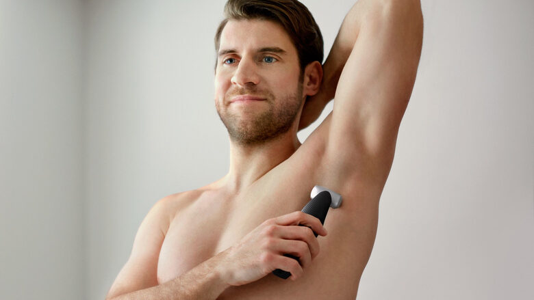Philips BODYGROOM Series 5000 Rasoio delicato Bodygroom utilizzabile sotto la doccia