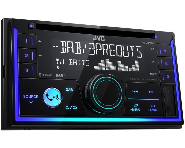 JVC KW-DB93BT Nero Bluetooth