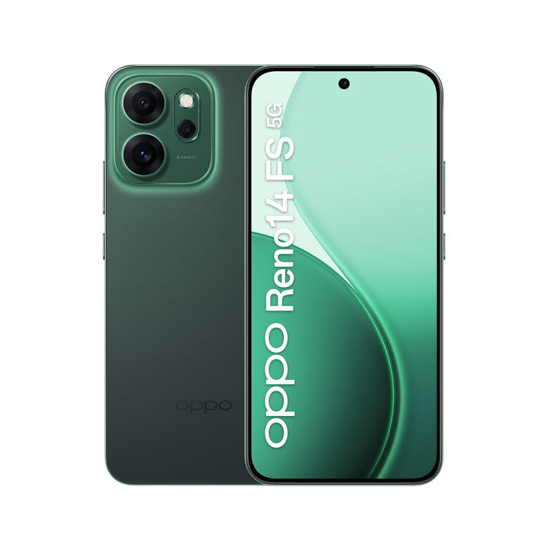 OPPO Reno14 FS Smartphone 5G 16,7 cm (6.57") Doppia SIM Android 15 USB tipo-C 12 GB 512 GB 6000 mAh Verde