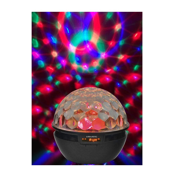 New Majestic BT-285 Faro da discoteca Nero 3 W