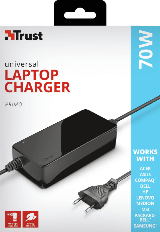 Trust Primo adattatore e invertitore Interno 70 W Nero