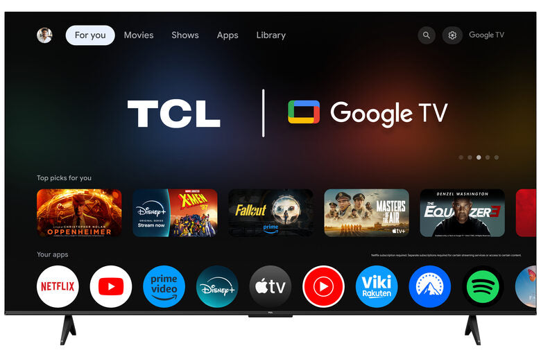 TCL P6L TV 75P6L 75” 4K HDR, Direct LED, Google TV, HDR10, Dolby Audio, Game Master, VRR, Google Assistant & Alexa, AirPlay 2