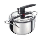 Bialetti Y0DVPP0227 pentola a pressione per piano cottura 7 L Nero, Acciaio inossidabile