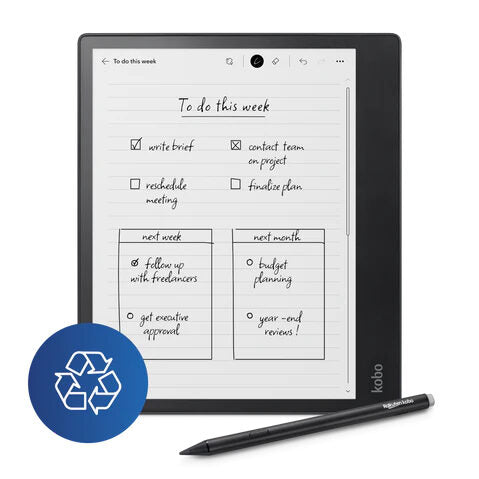 Rakuten Kobo Elipsa 2E lettore e-book reader Touch screen 32 GB Wi-Fi Nero