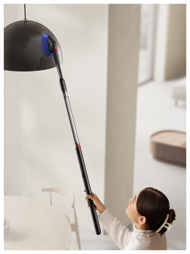 Dyson PencilVac Fluffycones Aspirapolvere elettrica Batteria Secco Senza sacchetto 0,8 L Nero, Grigio