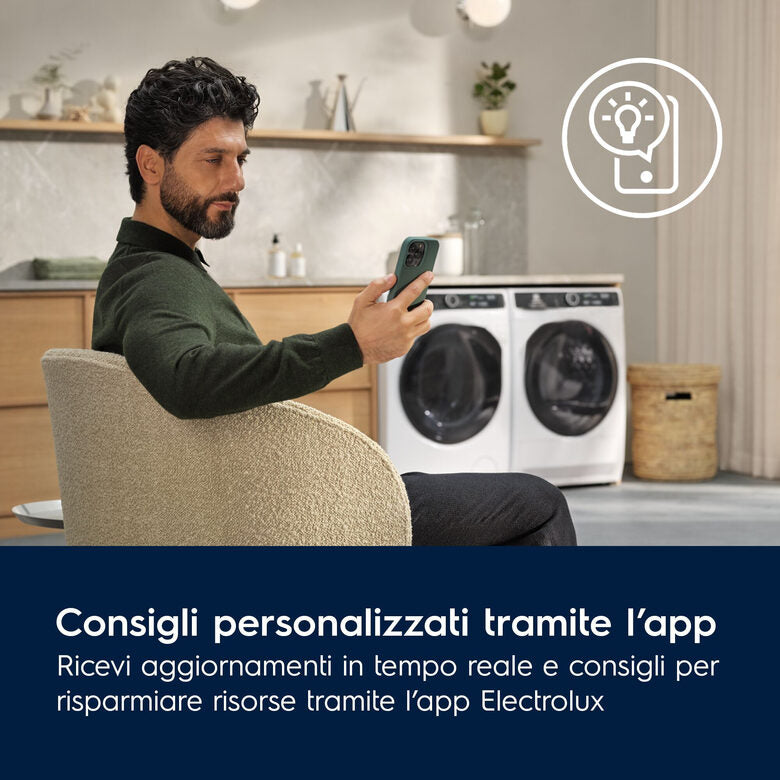 Electrolux EW9H41AY asciugatrice Libera installazione Caricamento frontale 10 kg Bianco, Nero