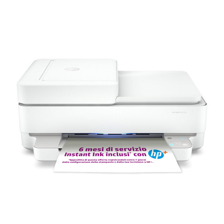 HP ENVY 6430e Wireless All-in-One Colore Stampante, Instant Ink; Fotocopiatrice, scanner