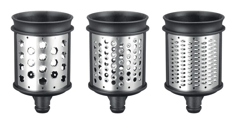 KitchenAid 5KSMEMVSC Set 3 cilindri di lame aggiuntivi per l'accessorio affettaverdure e grattugia 5KSMVSA
