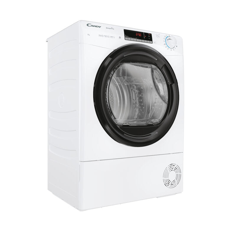 Candy CRO4 H7A2TBE-S Asciugatrice A Libera Installazione 7 Kg, Smart Pro, Wi-Fi + Bluetooth®, Classe E, Bianco