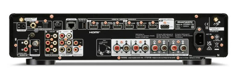 Marantz STEREO 70 S Amplificatore AV 2.2 stereo Slim, con HDMI 8K e streaming HEOS®