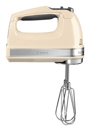 KitchenAid 5KHM9212EAC Sbattitore manuale 85 W Crema, Argento