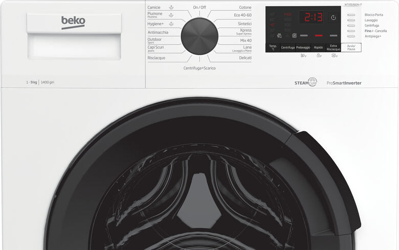 Beko WTX91482AI-IT lavatrice Caricamento frontale 9 kg 1400 Giri/min A Bianco