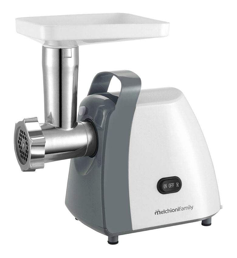 Melchioni 118420214 tritacarne 250 W Grigio, Stainless steel, Bianco