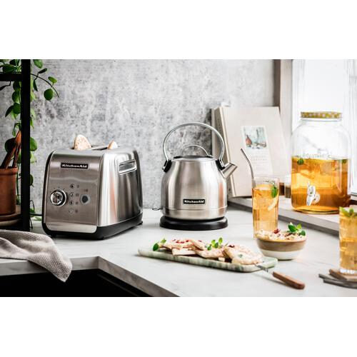 KitchenAid 5KEK1222ESX bollitore elettrico 1,25 L 2200 W Nero, Acciaio inox