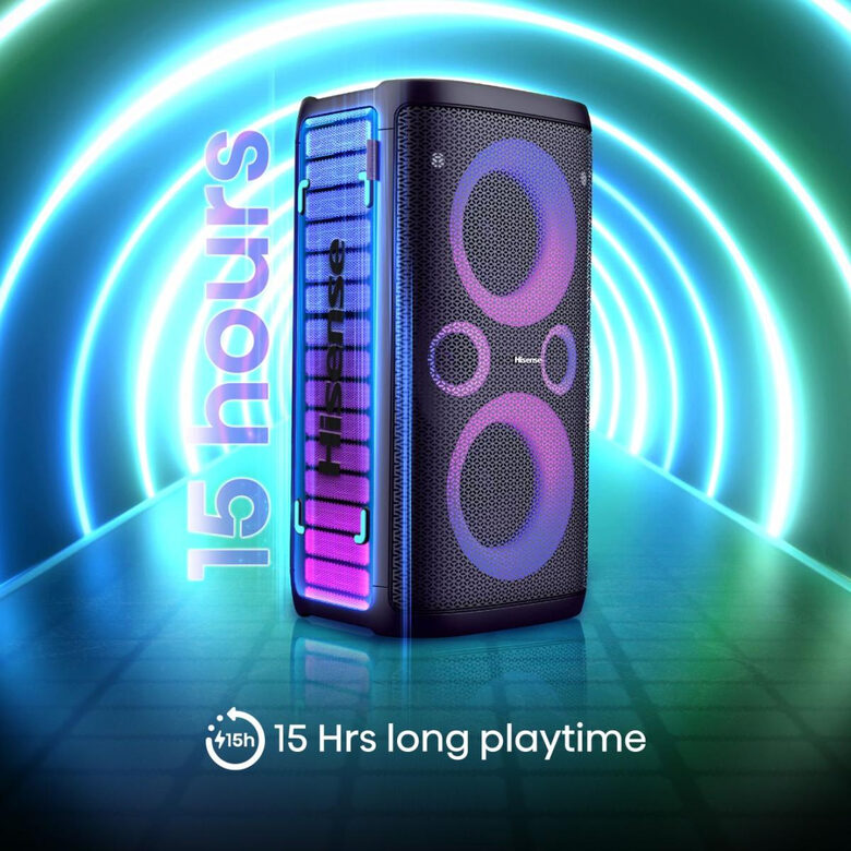 Hisense Partystorm 1 Cassa Portatile Bluetooth Con Effetti Luce 300 W Nero