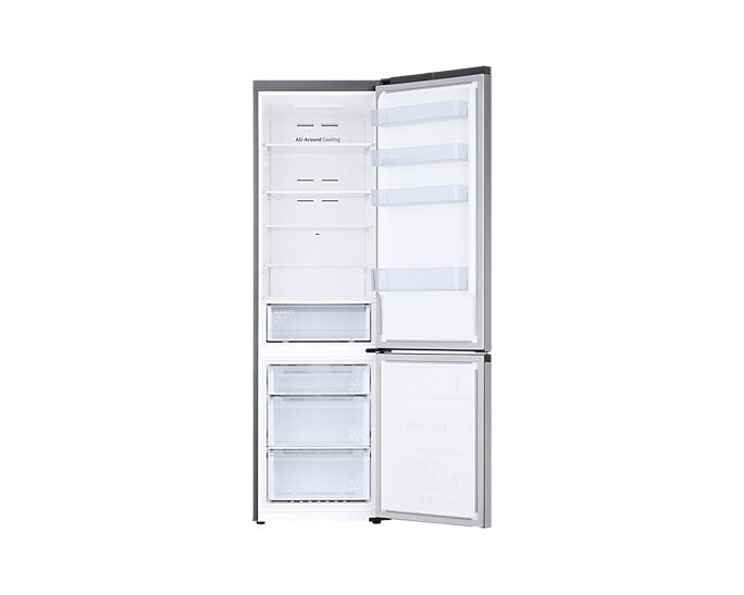 Samsung RB38C600DSA/EF Frigorifero Combinato A Libera Installazione, No Frost, SmartThings AI Energy Mode, Tecnologia Spacemax™, Classe D, Acciaio Inox