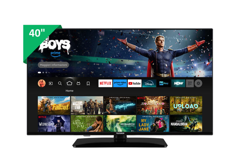 Telefunken TE40759B50V4F TV 101,6 cm (40") HD Wi-Fi Nero 250 cd/m²