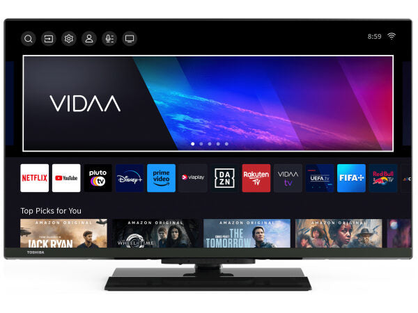 Toshiba 32LV3E63DA Televisione Smart TV 32 Pollici Led Full Hd Wi-fi Nero 250 cd/m²