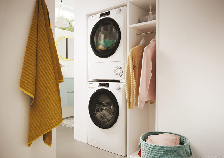 Candy CRO4 H7A2TBE-S Asciugatrice A Libera Installazione 7 Kg, Smart Pro, Wi-Fi + Bluetooth®, Classe E, Bianco