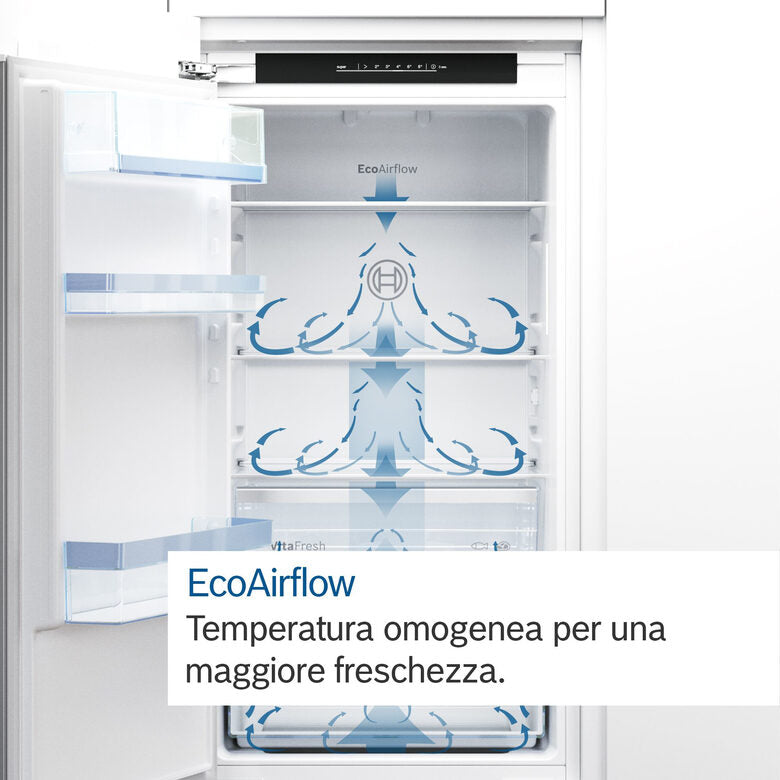 Bosch Serie 2 KIN965SE0 frigorifero con congelatore Da incasso 290 L E Bianco