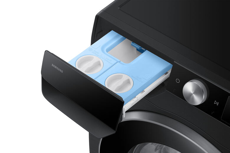 Samsung WW10FG6U94LBU3 Lavatrice A Libera Installazione 10 Kg, AI Control Ecodosatore, 1351 Giri, Classe A, Nero