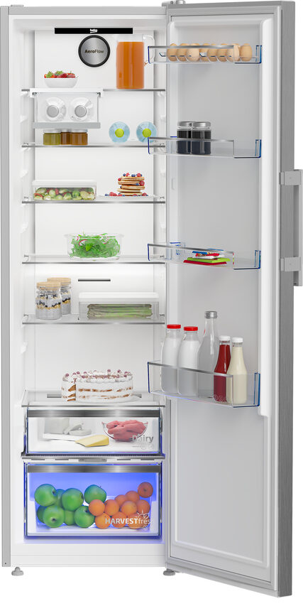 Beko B7RMLNE445ZXP frigorifero Libera installazione 365 L D Acciaio inossidabile